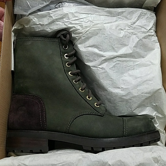 ugg kilmer leather & suede combat boots